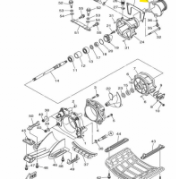 Nozzle - Nozzle Deflector Yamaha VX 1050-1900cc 2015-2025 référence 6EX-R1313-00-00