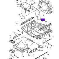 Plaque de promenade - Plate 2 Yamaha FX 1800cc 2008-2011 référence F1W-6273B-02-00